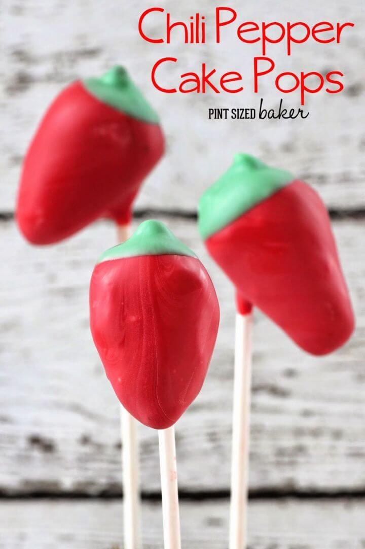 How To Make A DIY Chili Pepper Cake Pops