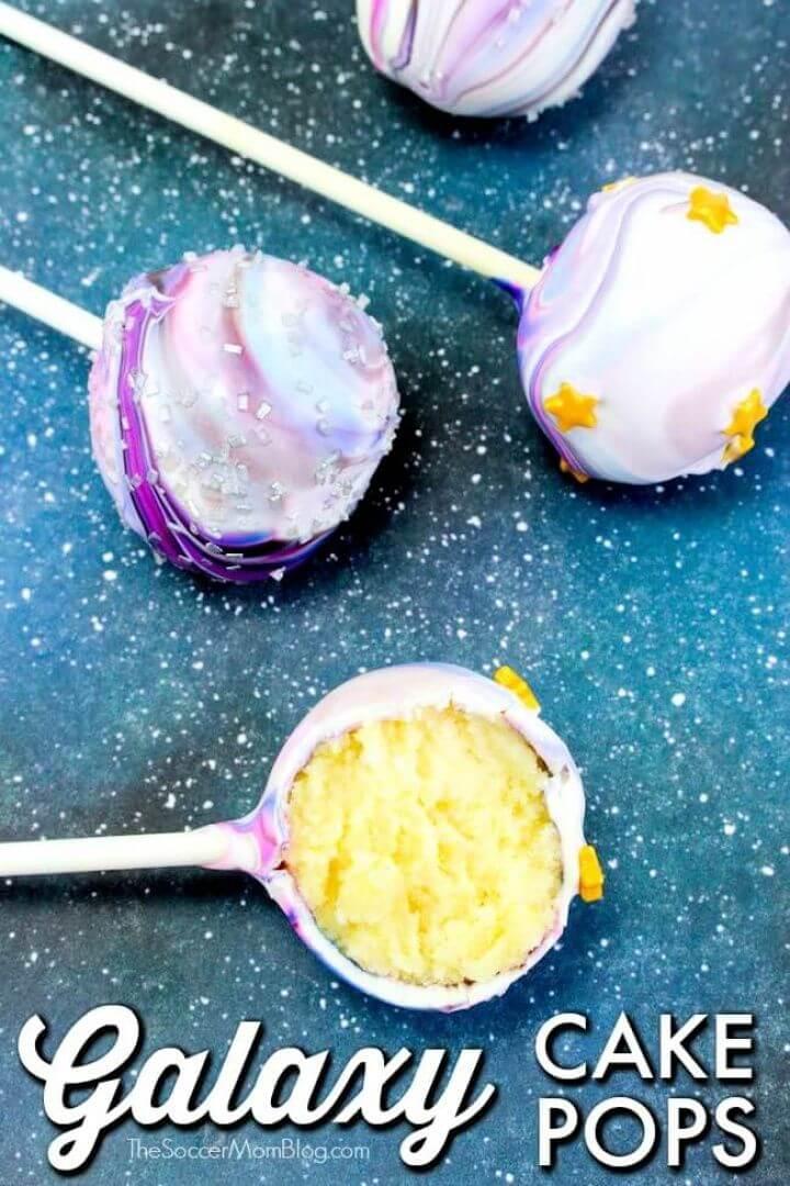 How To Make A DIY Galaxy Cake Pops