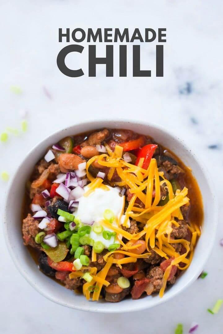 How To Make Homemade Chili