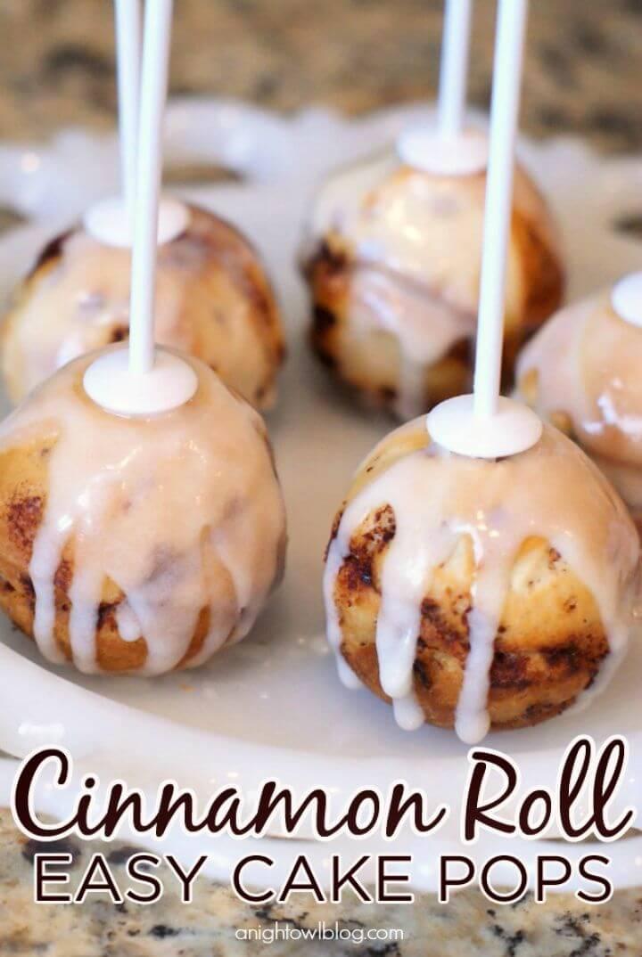 How To Make Your Own Cinnamon Roll Cake Pops