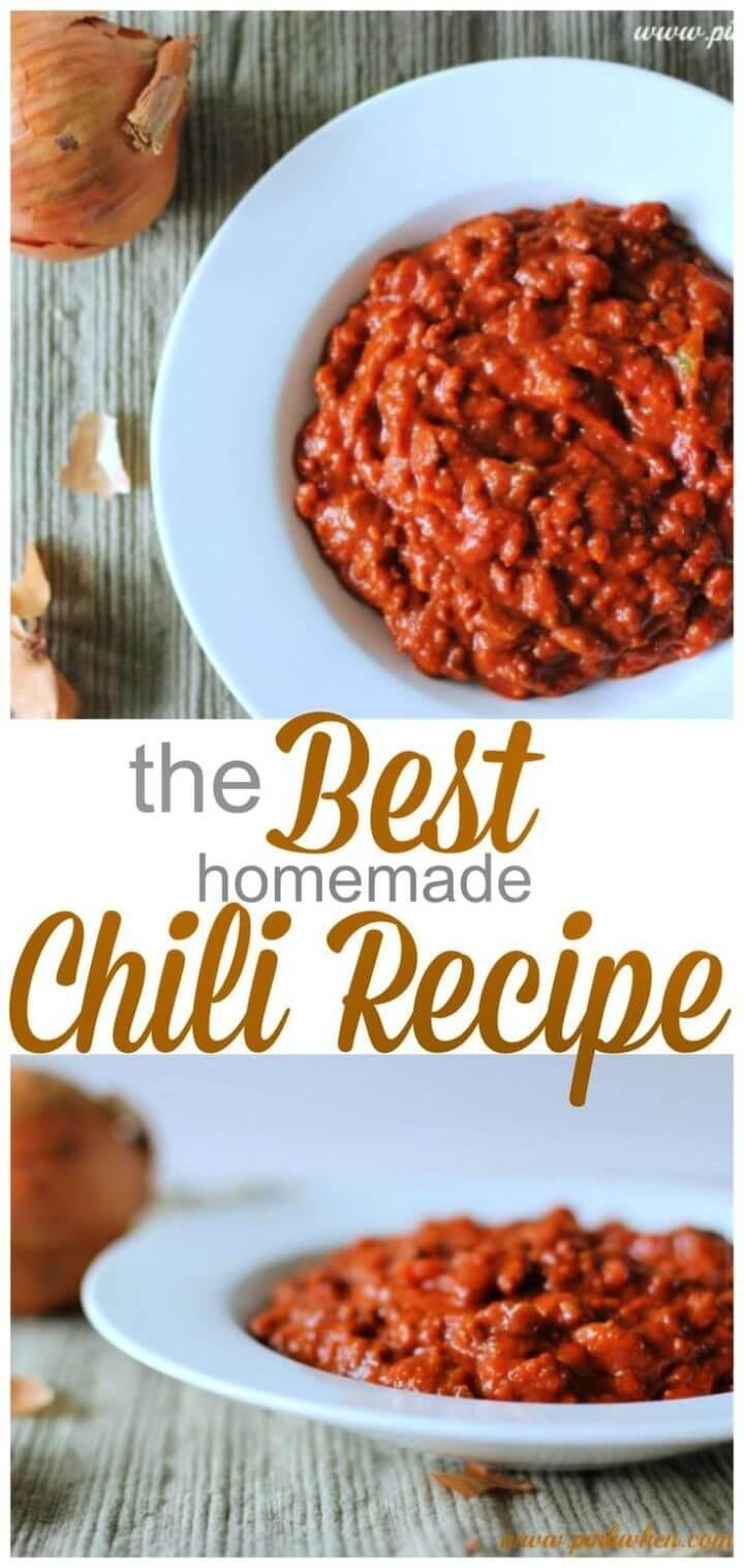 How to Make the Best Chili Recipe