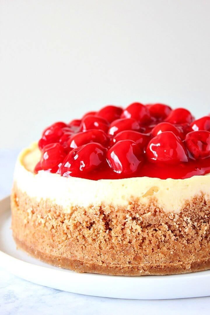 Instant Pot Cherry Delight Cheesecake Recipe