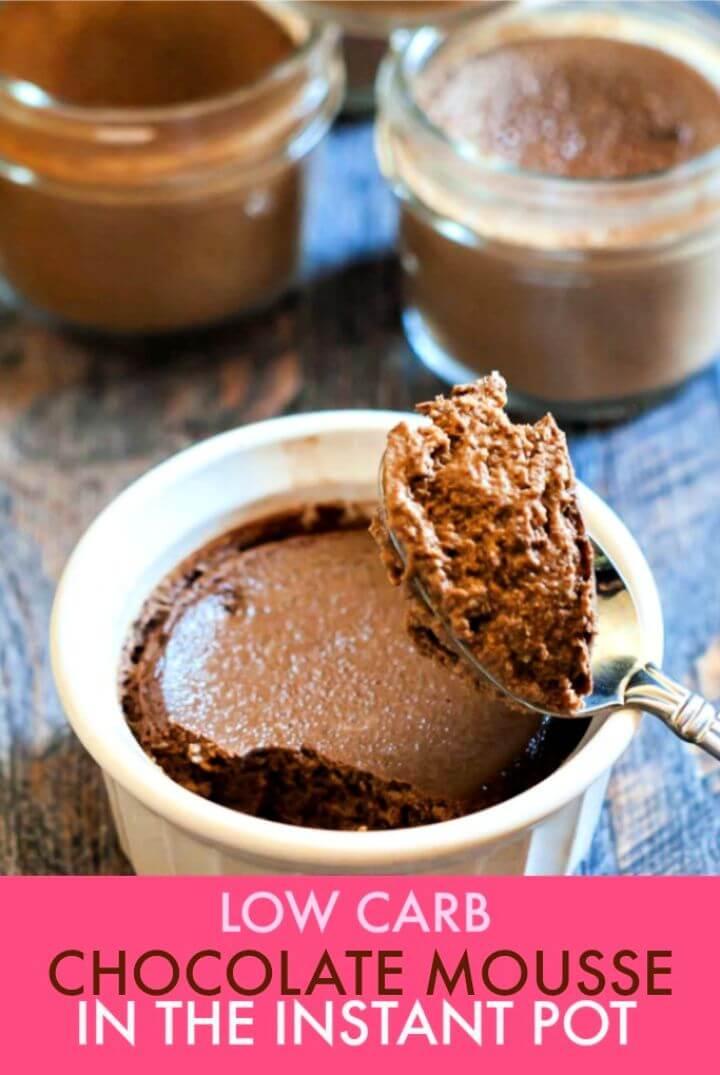 Instant Pot Low Carb Chocolate Mousse