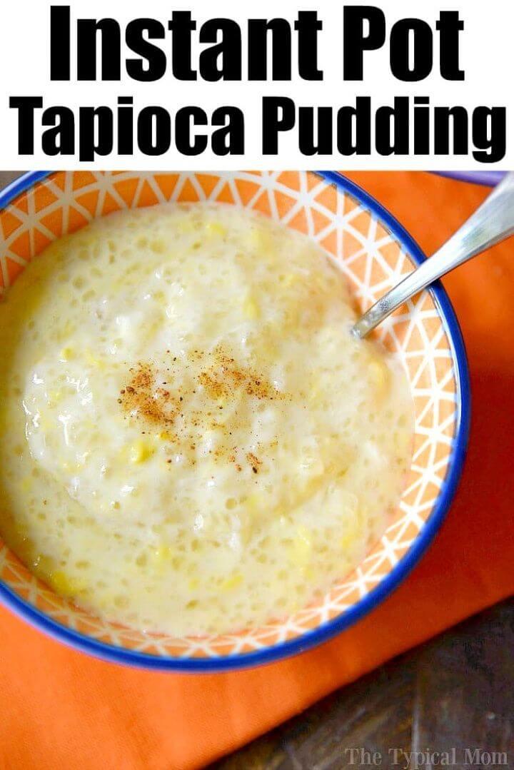 Instant Pot Tapioca Pudding