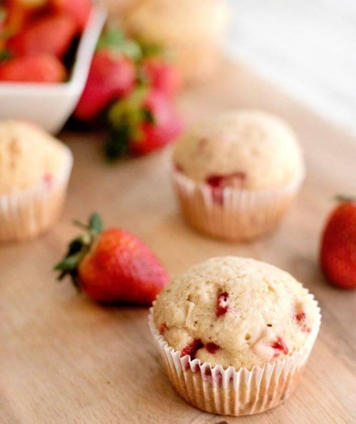 Keto Strawberry Muffins