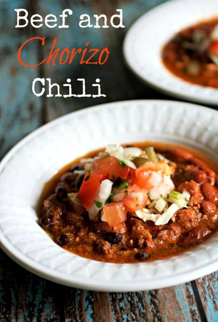 Make A DIY Beef And Chorizo Chili