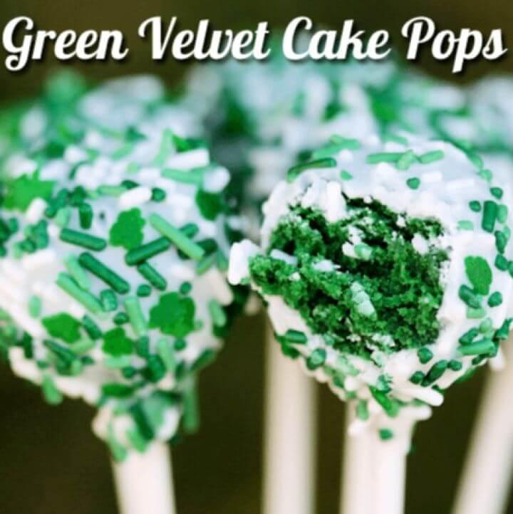 Make A DIY Green Velvet Cake Pops