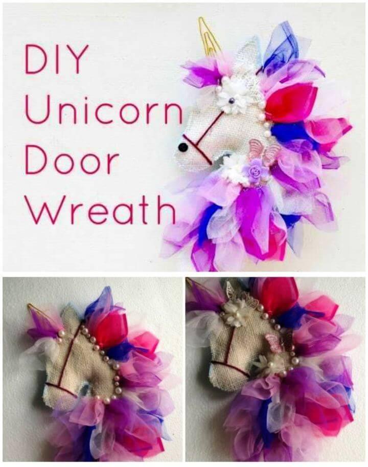 Make A DIY Unicorn Wreath
