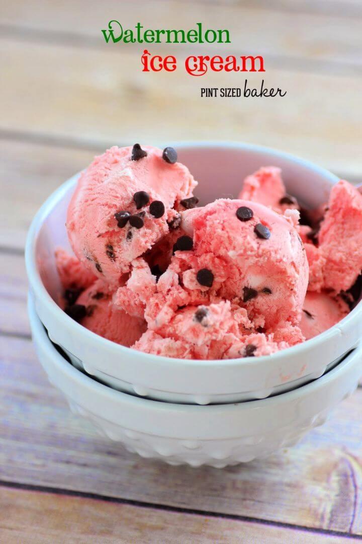 Salted Watermelon Ice Cream
