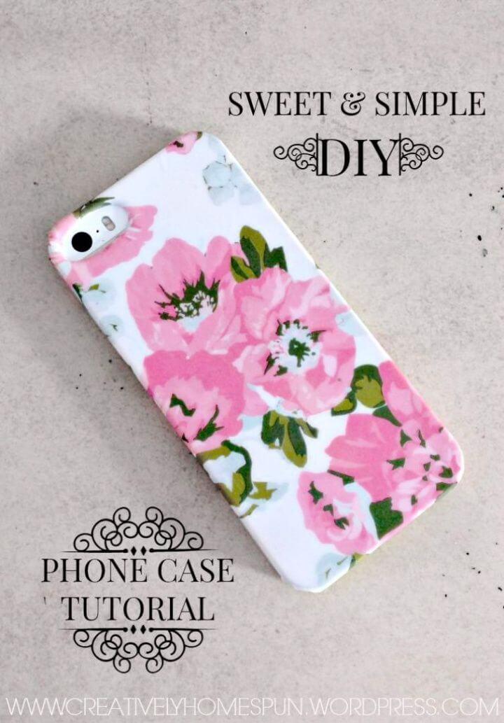 Simple Easy DIY Phone Case Tutorial 1