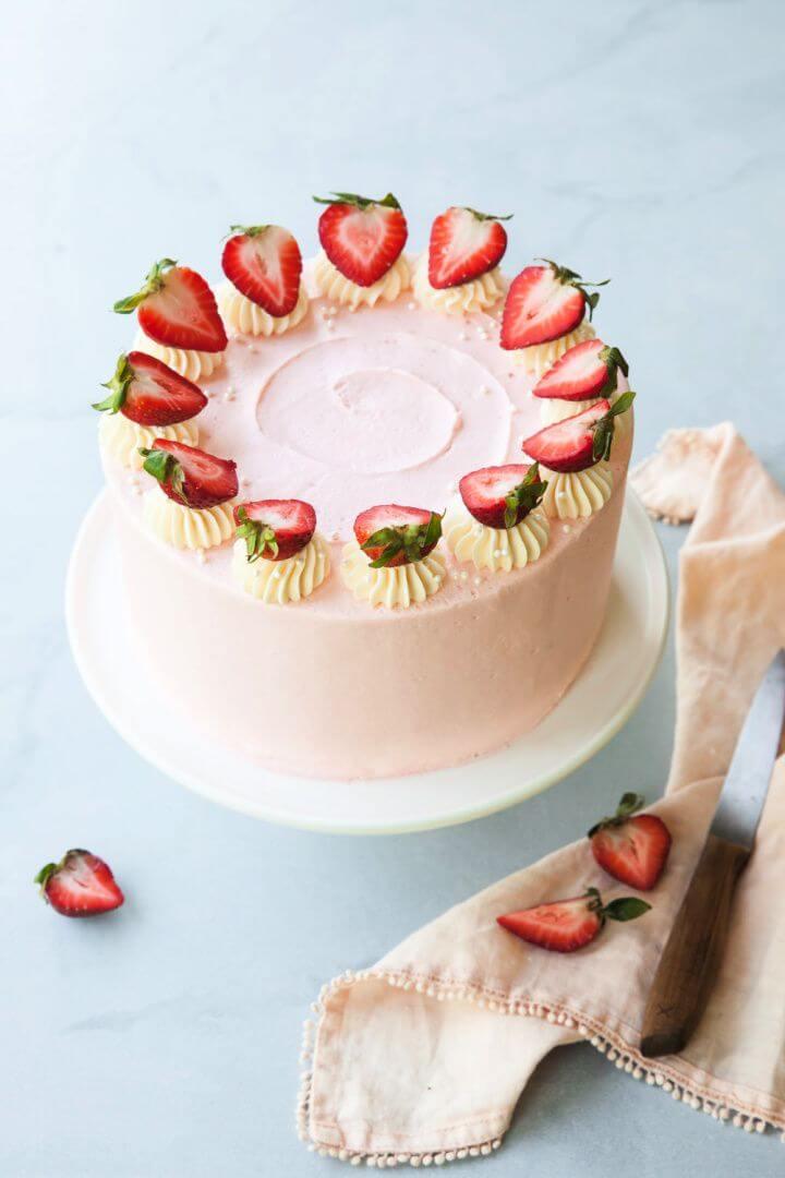 Strawberry Layer Cake