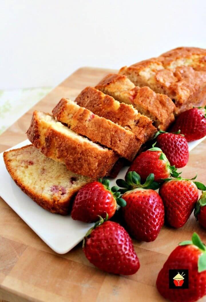 Strawberry Pound Cake