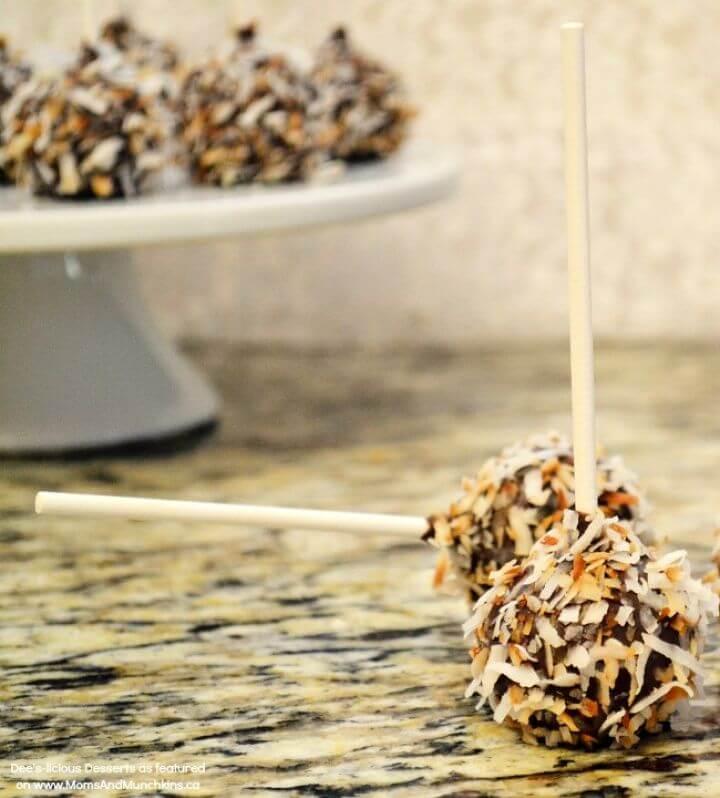 Super DIY German Chocolate Cake Pops