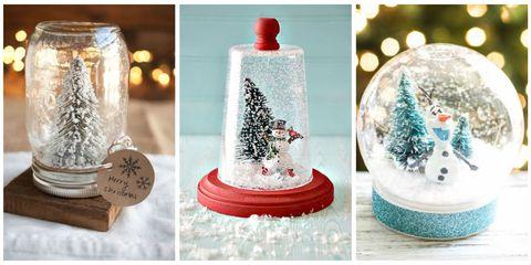 DIY Snow Globe for Christmas with Krazy Glue - Frog Prince Paperie
