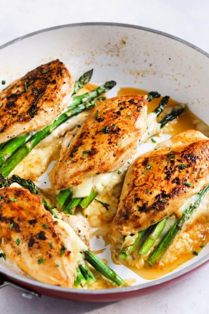 Asparagus Stuffed Chicken Breast