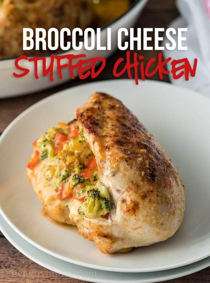 Broccoli Cheese Stuffed Chicken Breast