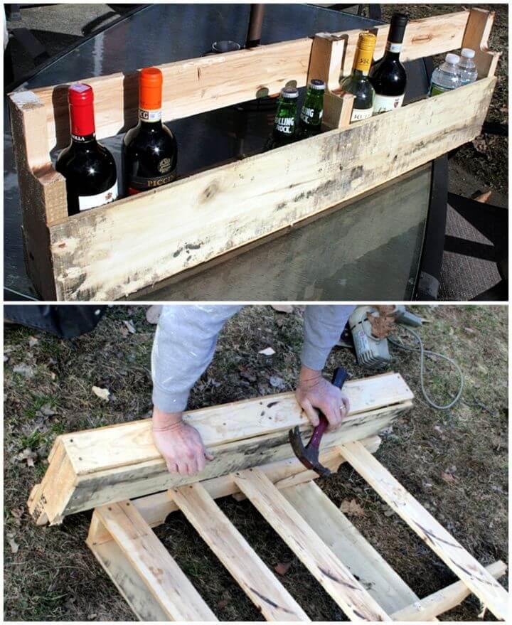 Build A DIY Pallet Wine Rack