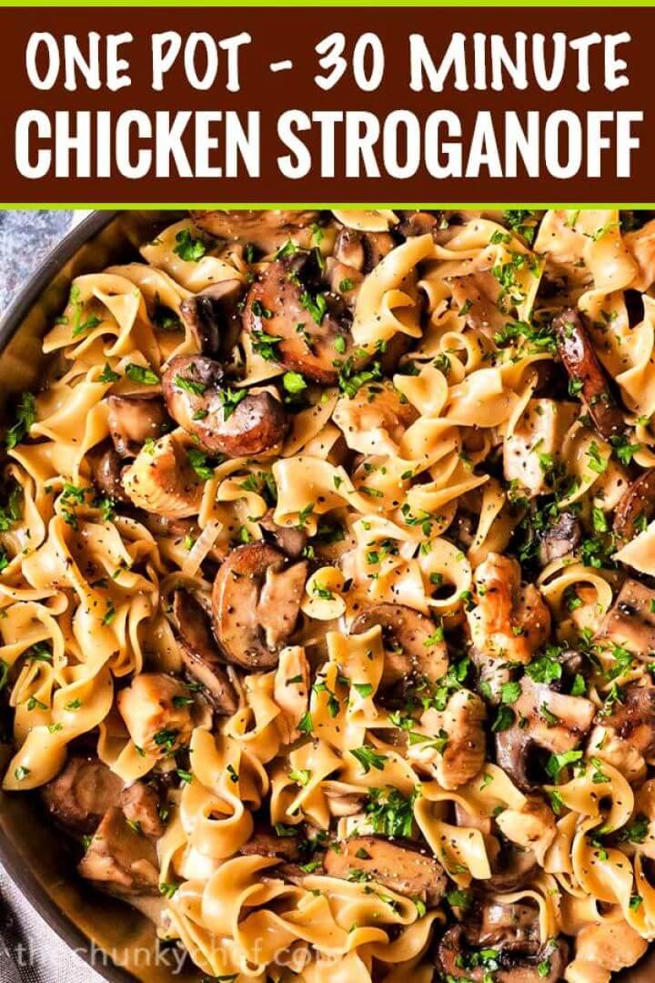 Chicken Stroganoff – 30 MinuteOne Pot Meal
