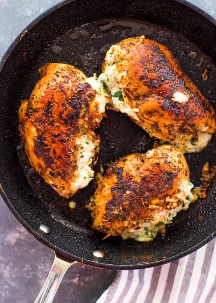 Cream Cheese Spinach Stuffed Chicken