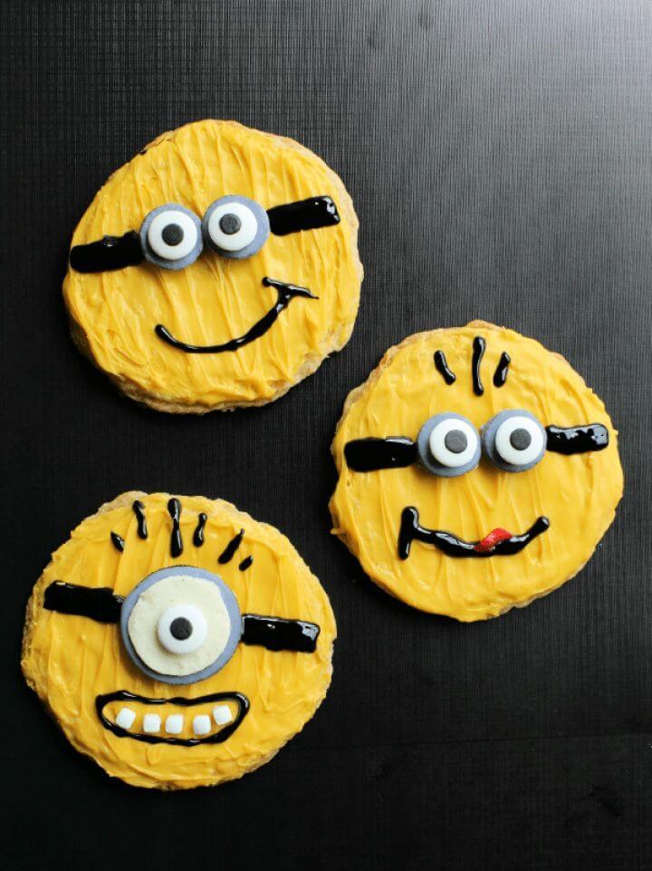 Create A DIY Minion Sugar Cookies