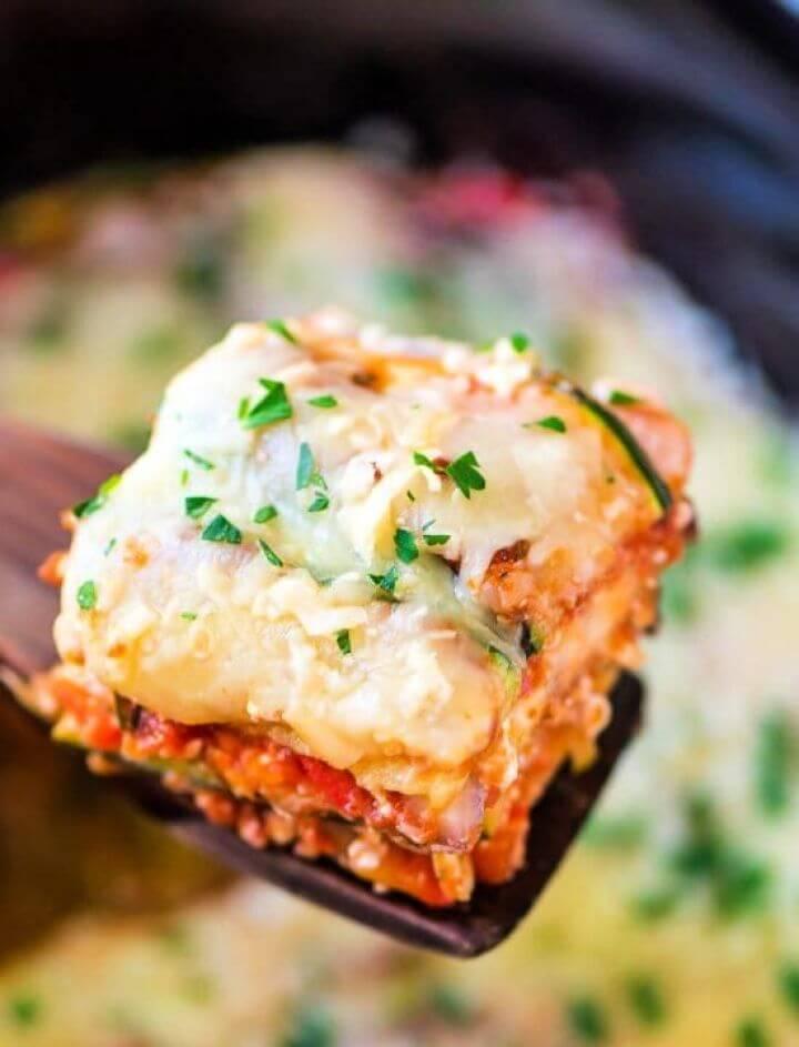 Crock Pot Low Carb Lasagna