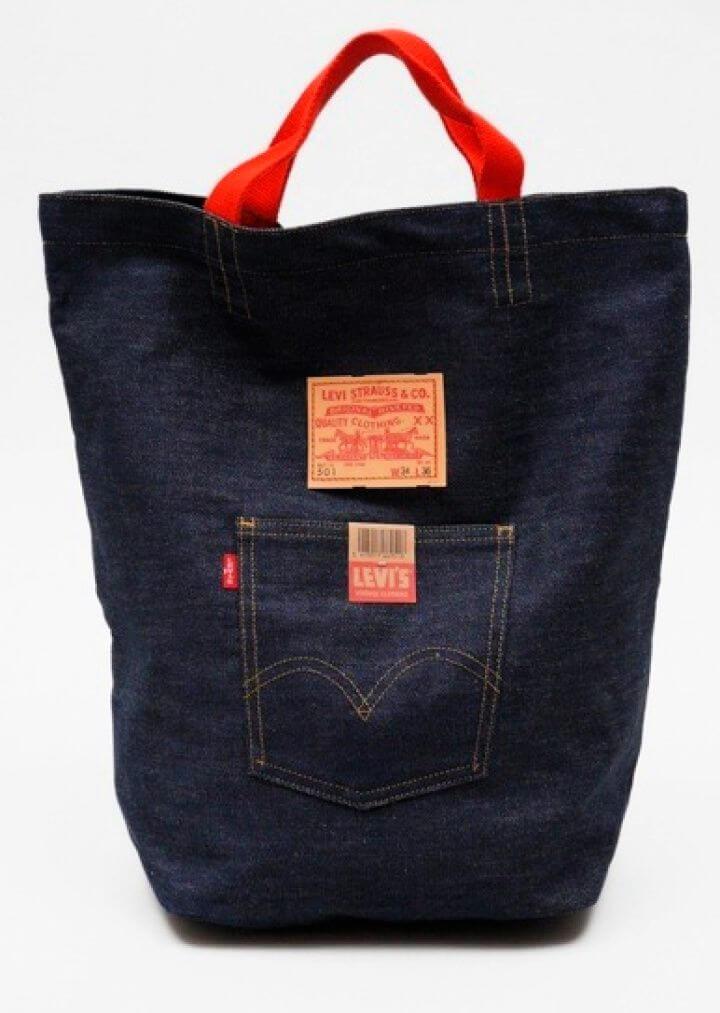 Cute DIY Collaborator From Jeans To Bag