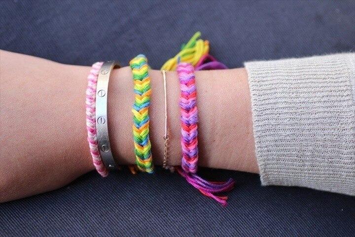 DIY Friendship Bracelets Fishtail Braid