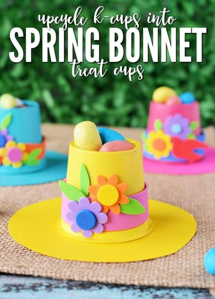 DIY Springtime Bonnets K Cup Crafts