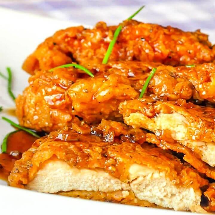 Double Crunch Honey Garlic Chicken Breasts