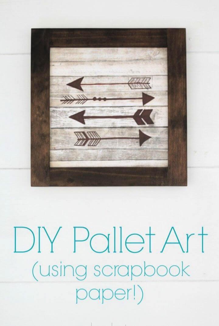 Easier Way To Make DIY Pallet Art
