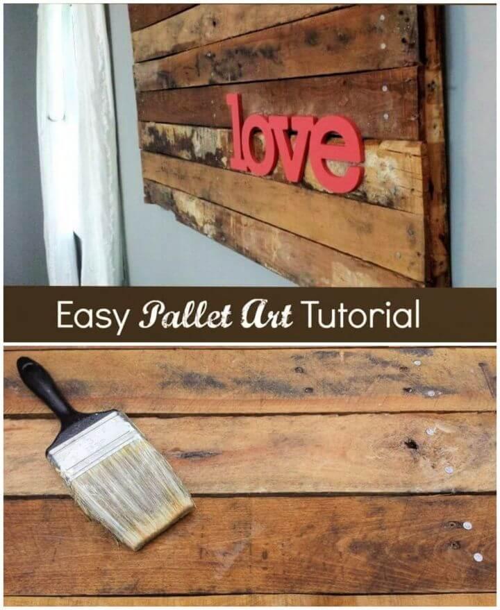 Easy DIY Pallet Art Tutorial