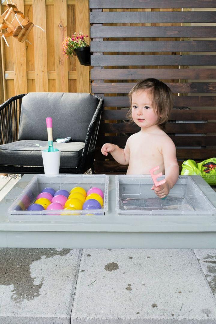 Easy DIY Water Table For Toddlers