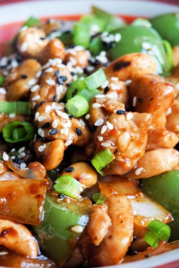 Easy Keto Cashew Chicken