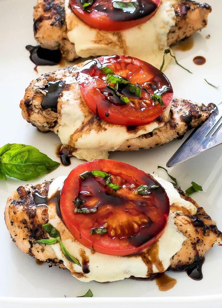 Grilled Chicken Caprese