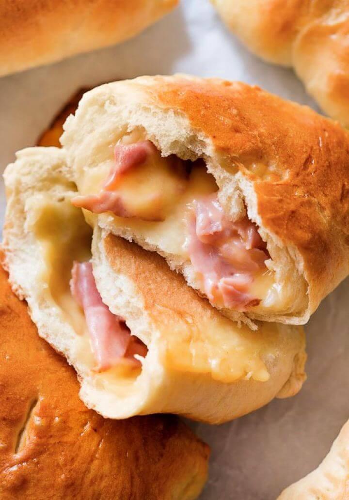 Homemade Ham Cheese Pockets