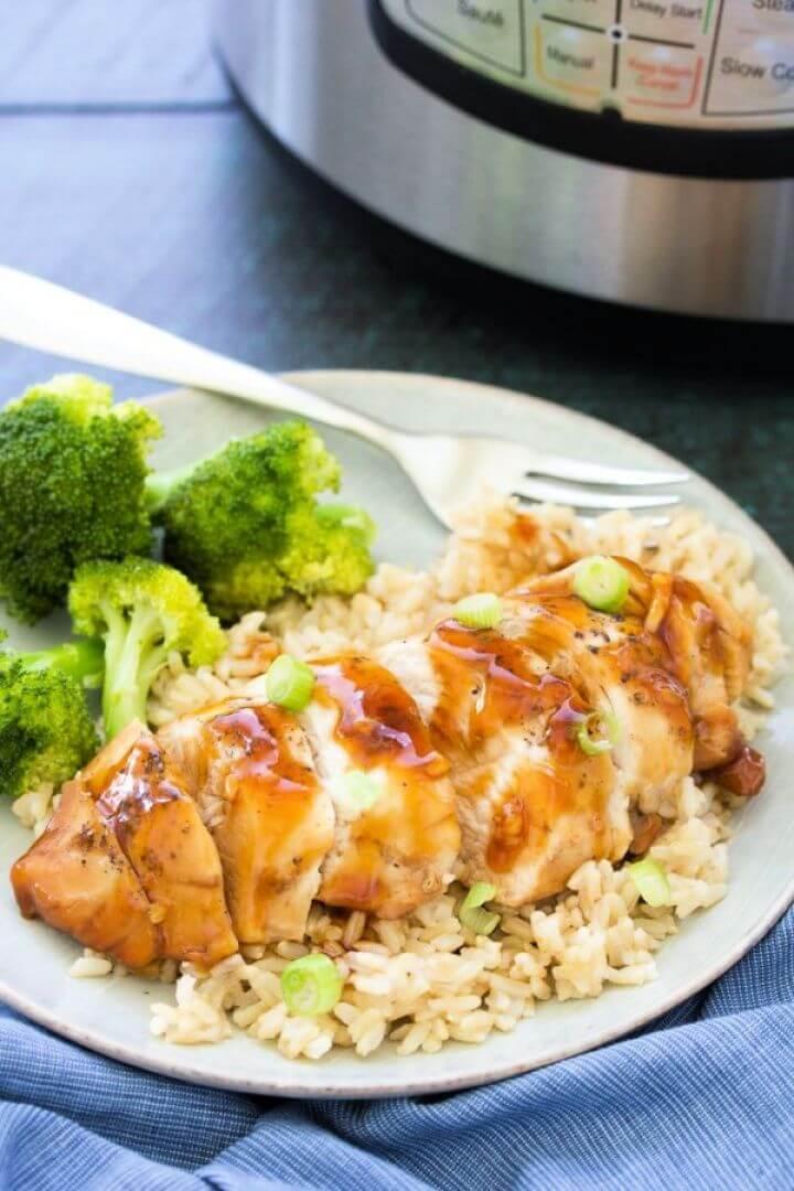 Honey Garlic Instant Pot Chicken Breasts