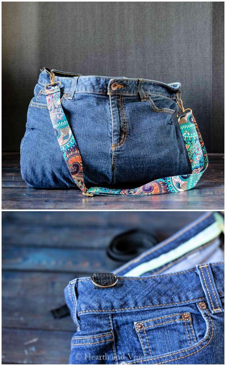 How To DIY Bag from Jeans