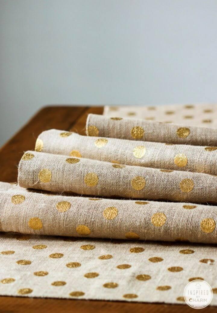 How To DIY No Sew Burlap Table Runner