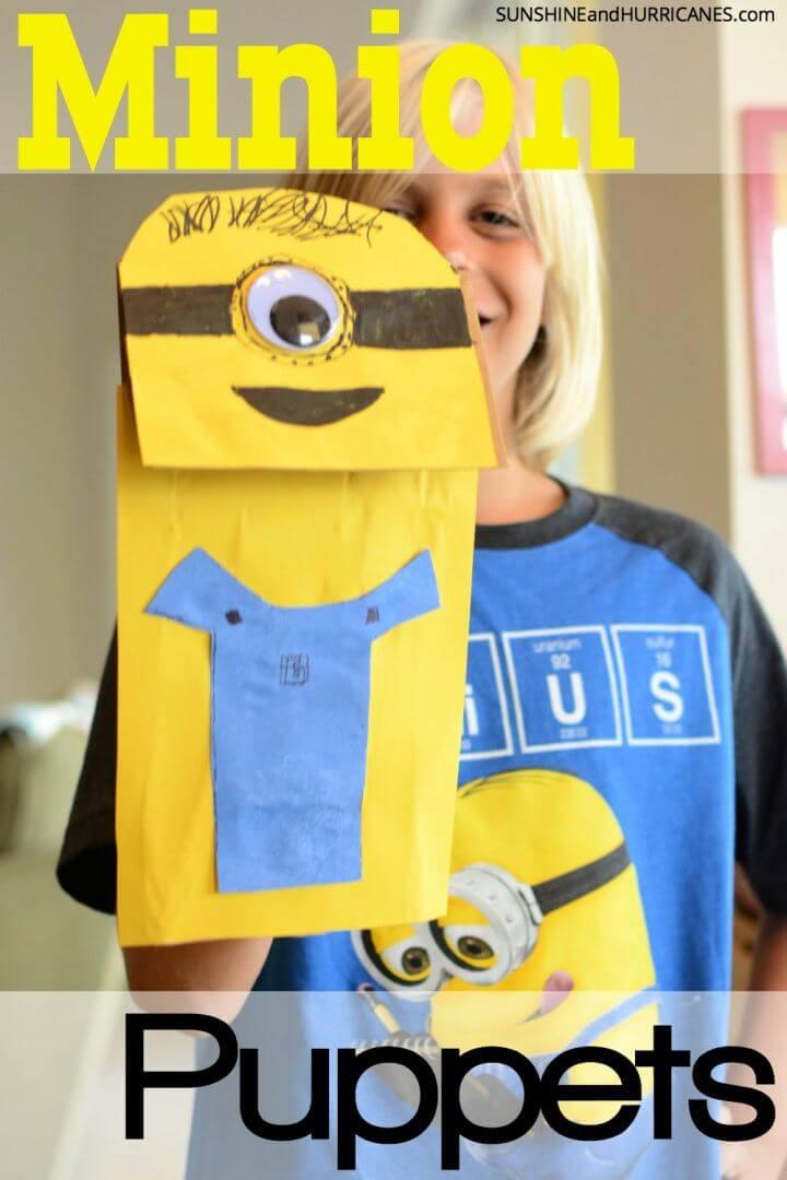 How To Make A DIY Minion Puppets