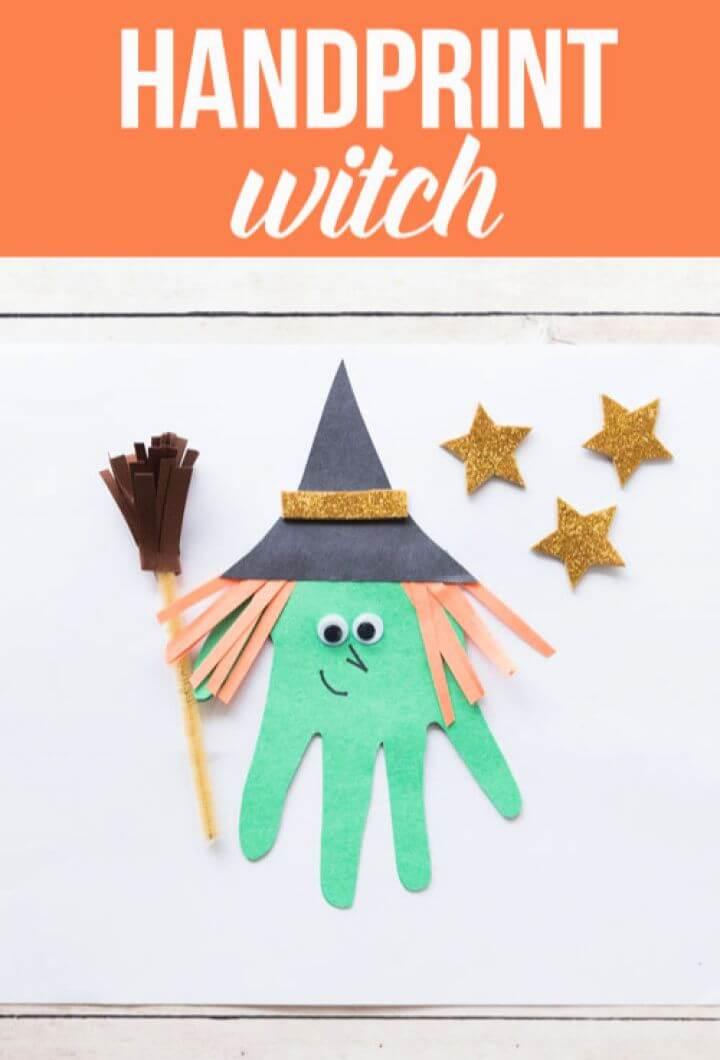 How To Make Your Own DIY Handprint Witch
