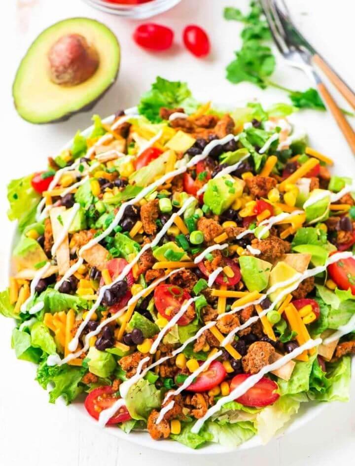 How To Make Your Own DIY Skinny Taco Salad 2