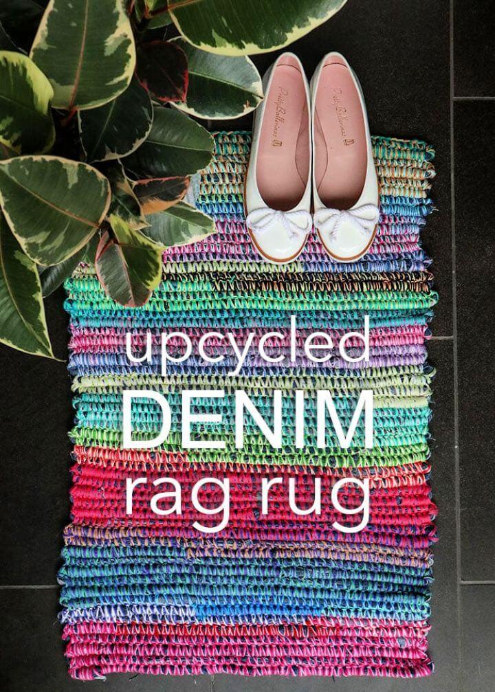 How To Upcycle Style Denim Rag Rug