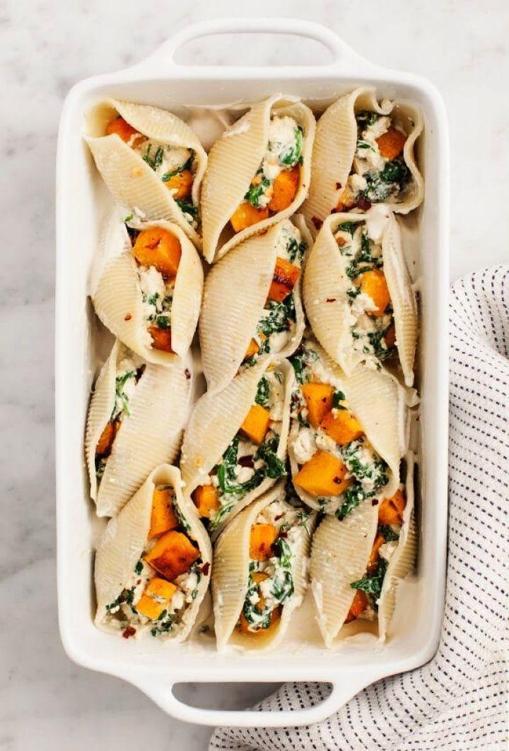 How To Vegan Butternut Squash Stuffed Shells