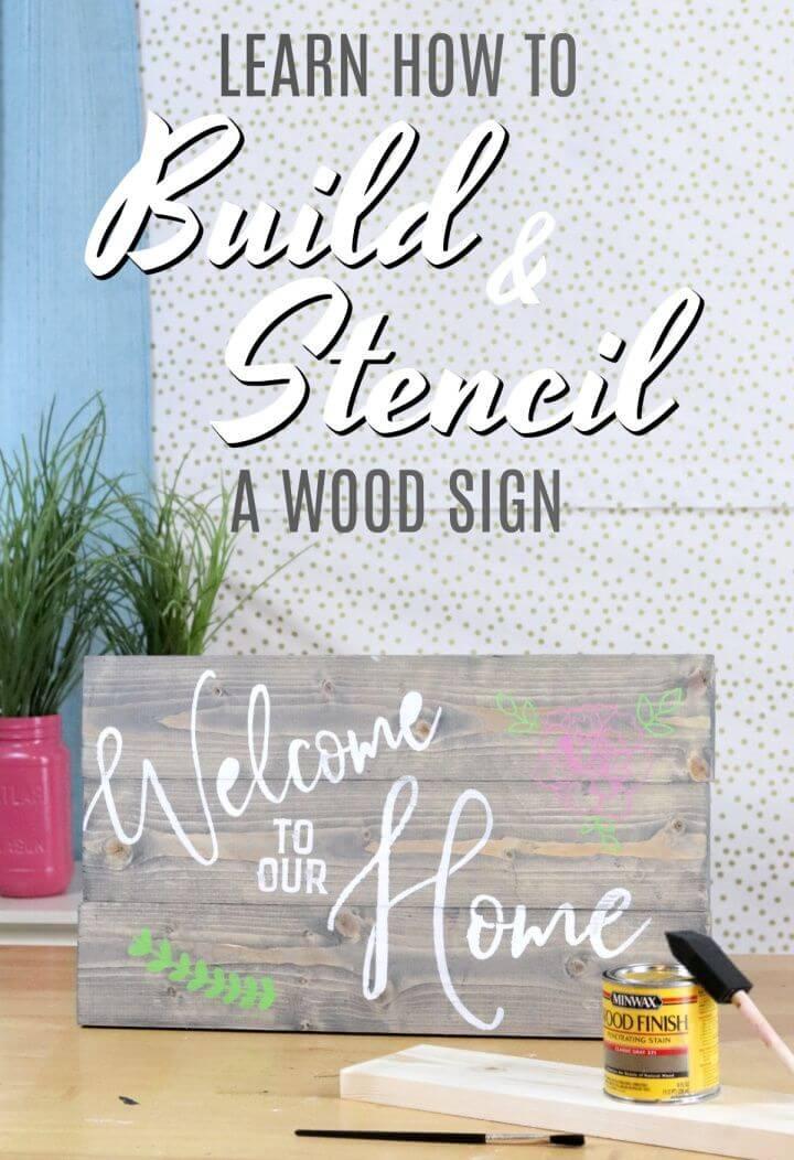 How to Build and Paint a Wood Sign