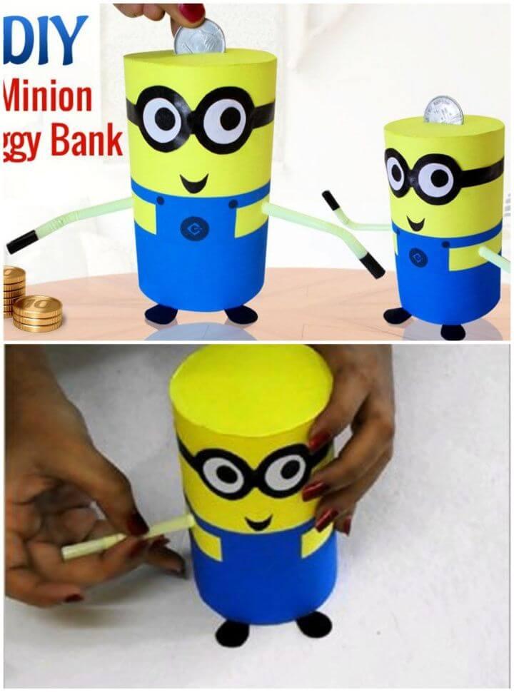 How to Make Recycled DIY Minion Piggy Bank
