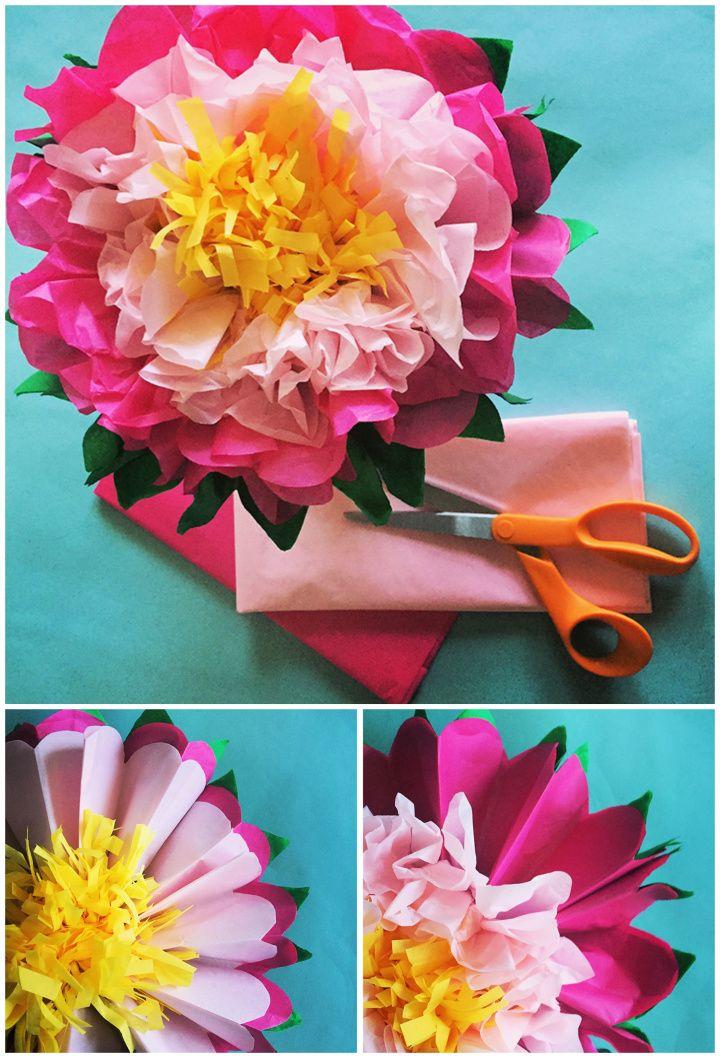 How to Make Tissue Paper Flowers