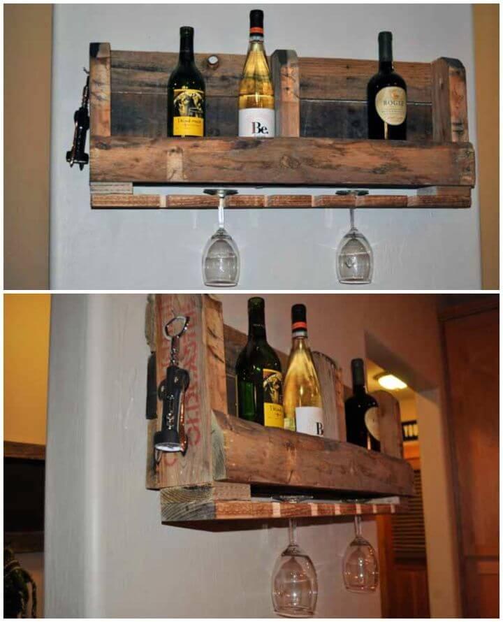 How to Make a Pallet Wine Rack