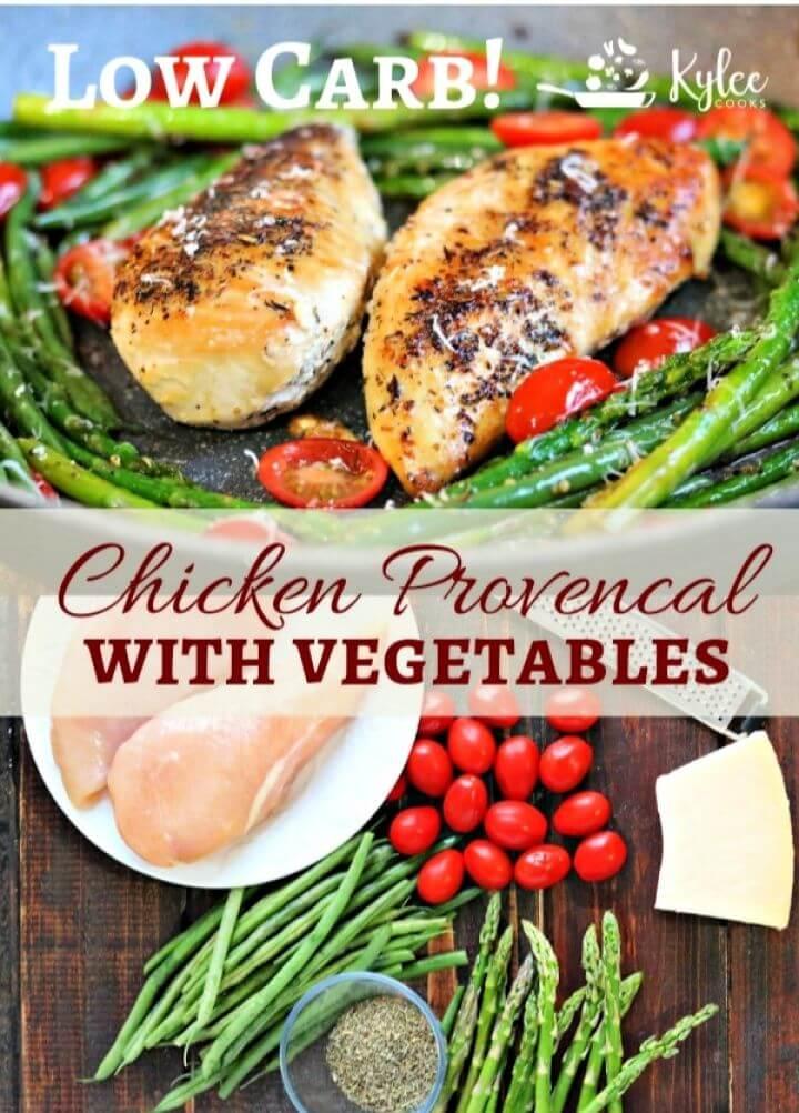 Low Carb Chicken Provencal Vegetables