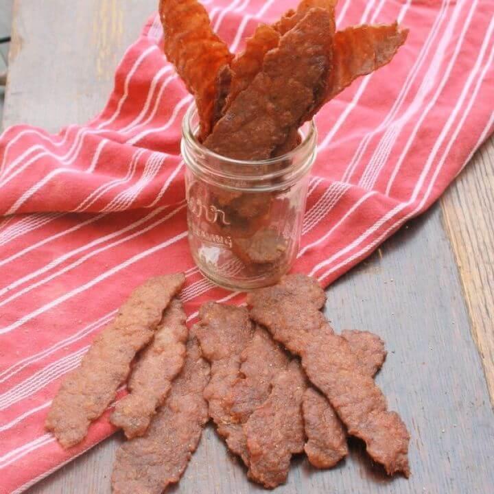 Make A DIY Bacon Turkey Jerky in the Oven 2
