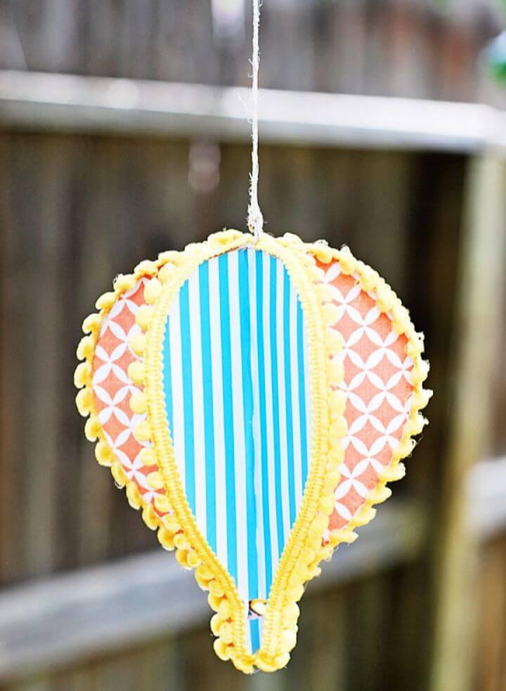 Make A DIY Paper Hot Air Balloon
